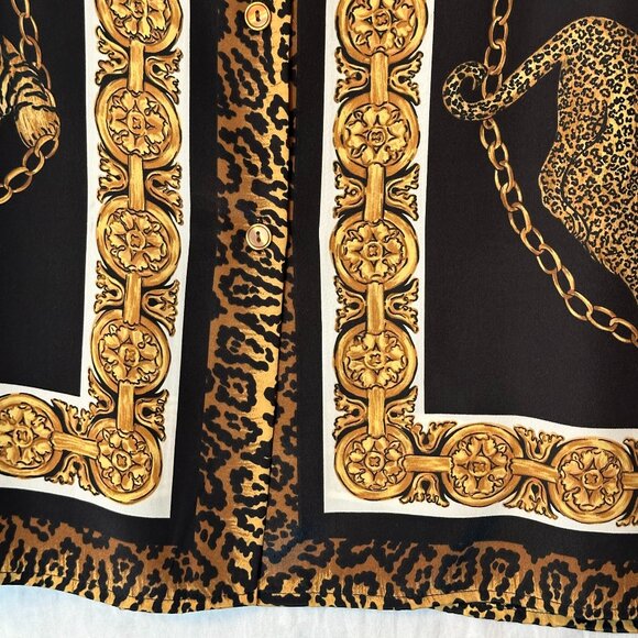 Spenser Jeremy Petites Animal Print Blouse - Picture 10 of 14